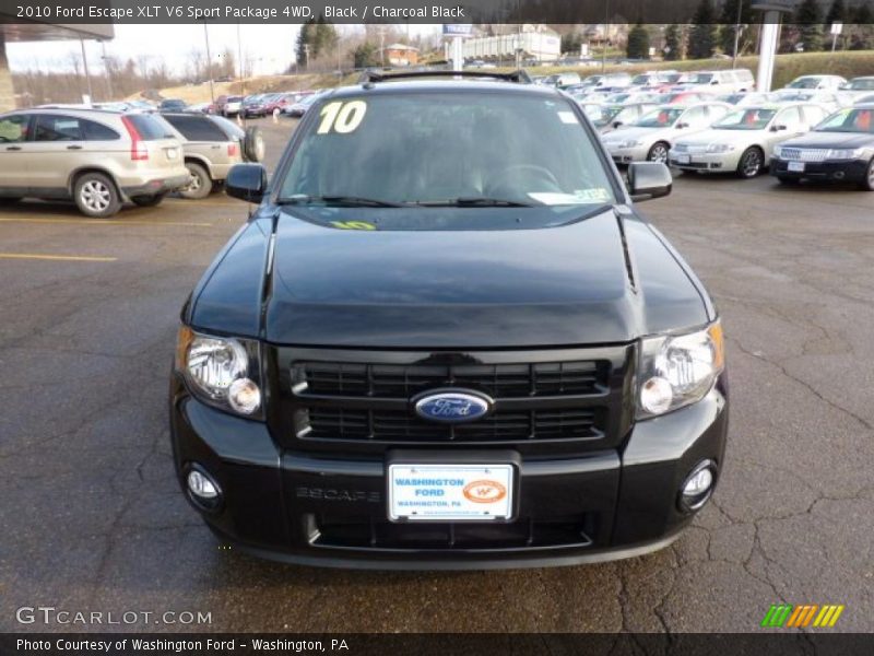 Black / Charcoal Black 2010 Ford Escape XLT V6 Sport Package 4WD