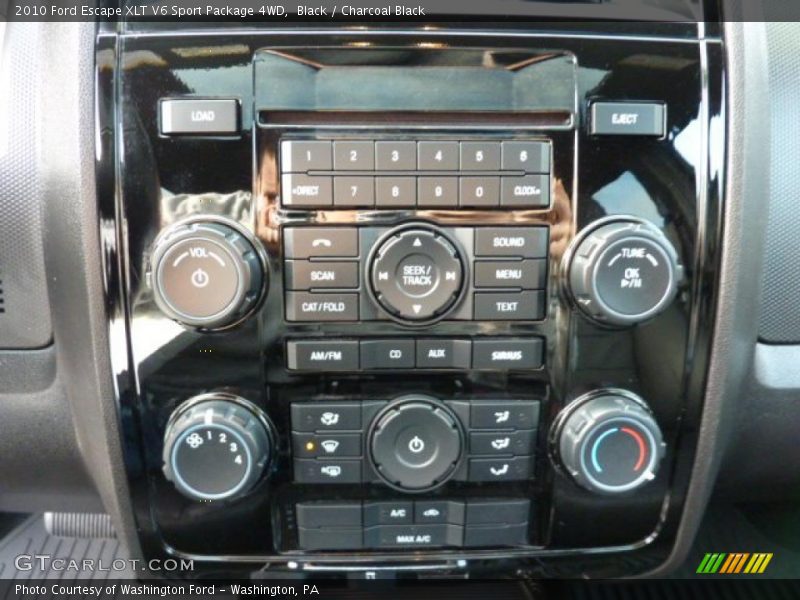 Black / Charcoal Black 2010 Ford Escape XLT V6 Sport Package 4WD