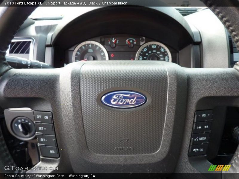 Black / Charcoal Black 2010 Ford Escape XLT V6 Sport Package 4WD