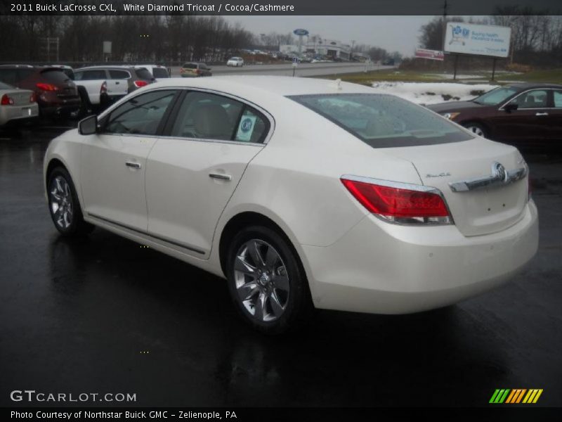 White Diamond Tricoat / Cocoa/Cashmere 2011 Buick LaCrosse CXL