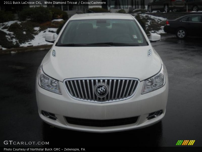 White Diamond Tricoat / Cocoa/Cashmere 2011 Buick LaCrosse CXL