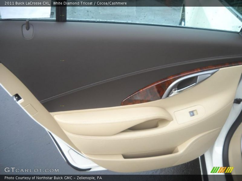 White Diamond Tricoat / Cocoa/Cashmere 2011 Buick LaCrosse CXL