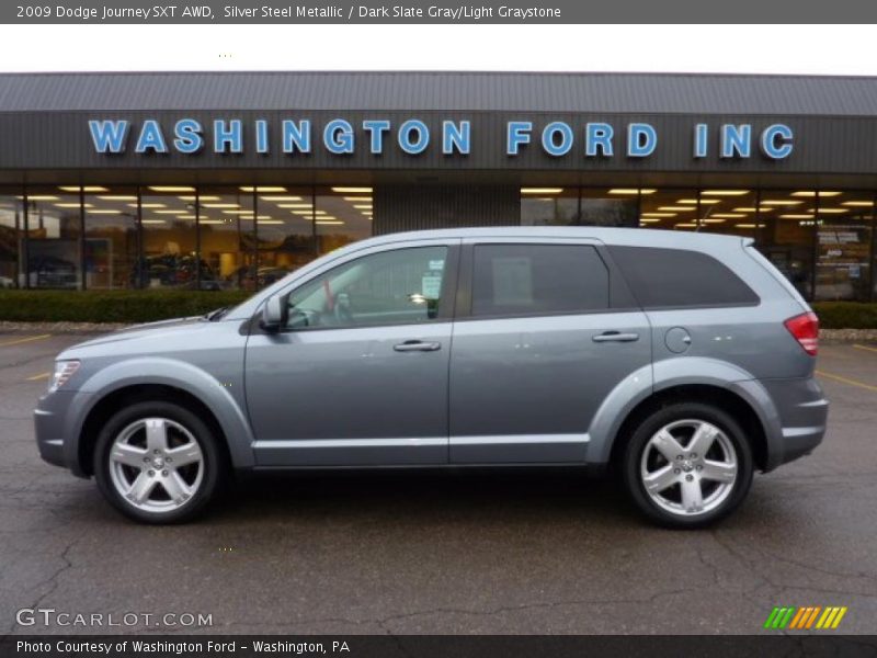 Silver Steel Metallic / Dark Slate Gray/Light Graystone 2009 Dodge Journey SXT AWD