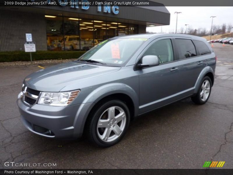 Silver Steel Metallic / Dark Slate Gray/Light Graystone 2009 Dodge Journey SXT AWD