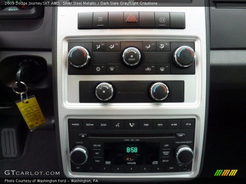 Silver Steel Metallic / Dark Slate Gray/Light Graystone 2009 Dodge Journey SXT AWD