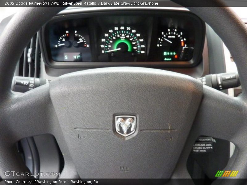 Silver Steel Metallic / Dark Slate Gray/Light Graystone 2009 Dodge Journey SXT AWD