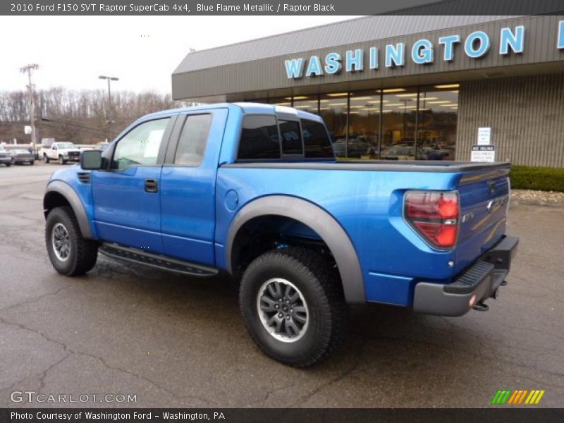 Blue Flame Metallic / Raptor Black 2010 Ford F150 SVT Raptor SuperCab 4x4