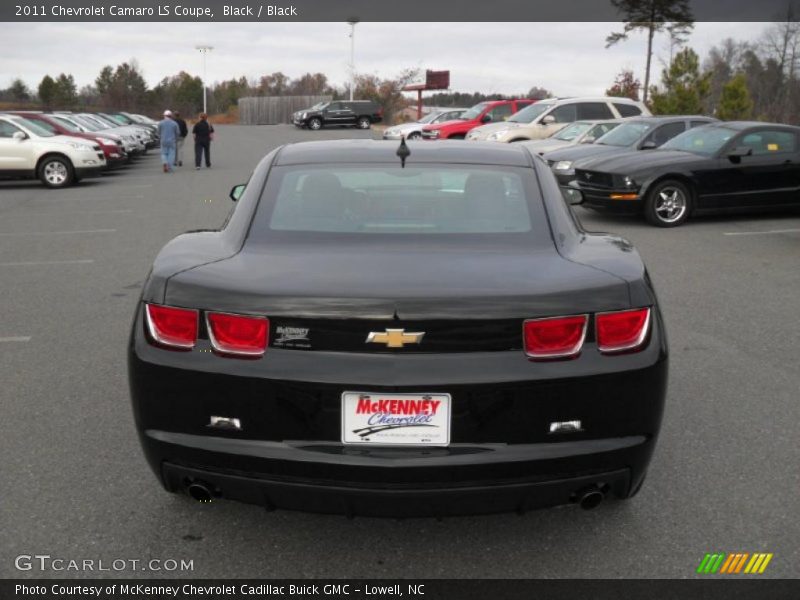 Black / Black 2011 Chevrolet Camaro LS Coupe