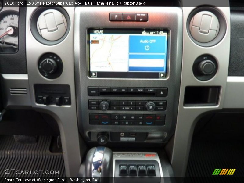 Controls of 2010 F150 SVT Raptor SuperCab 4x4
