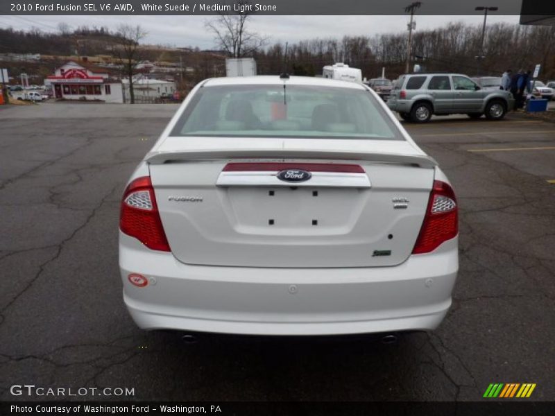 White Suede / Medium Light Stone 2010 Ford Fusion SEL V6 AWD