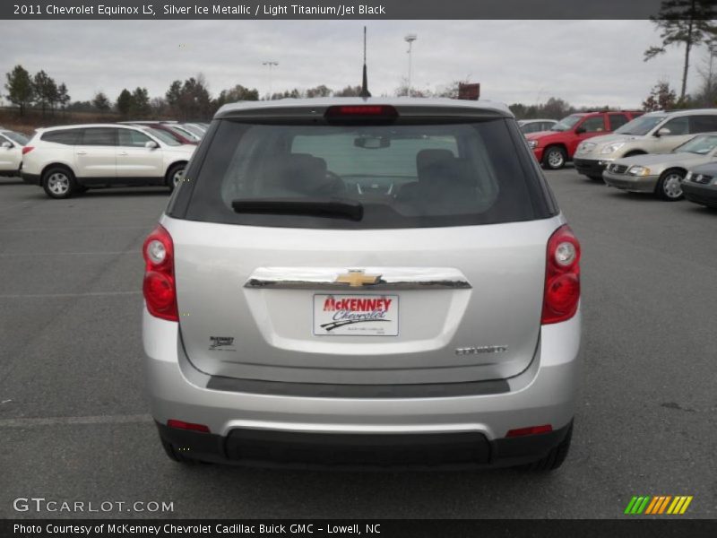 Silver Ice Metallic / Light Titanium/Jet Black 2011 Chevrolet Equinox LS