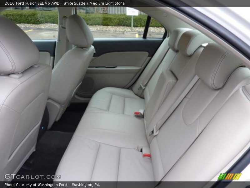 White Suede / Medium Light Stone 2010 Ford Fusion SEL V6 AWD