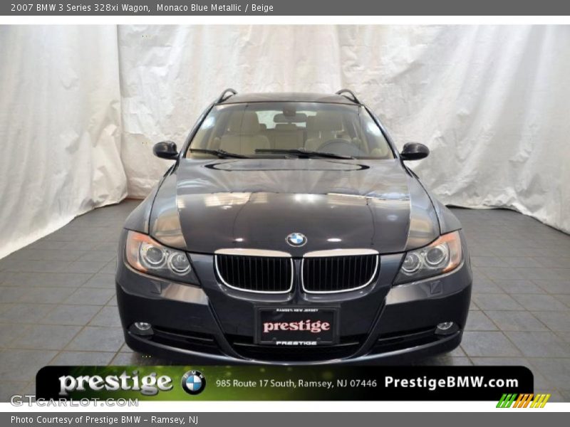 Monaco Blue Metallic / Beige 2007 BMW 3 Series 328xi Wagon