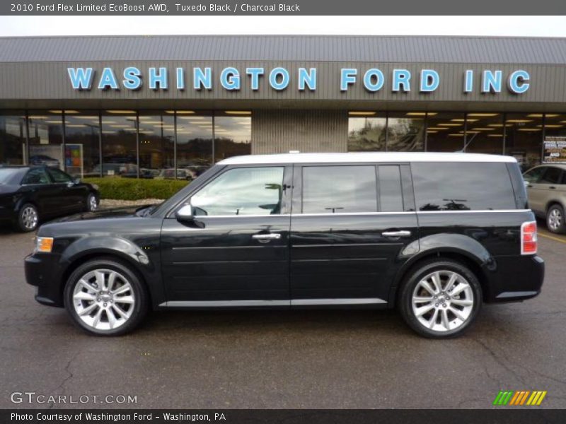 Tuxedo Black / Charcoal Black 2010 Ford Flex Limited EcoBoost AWD