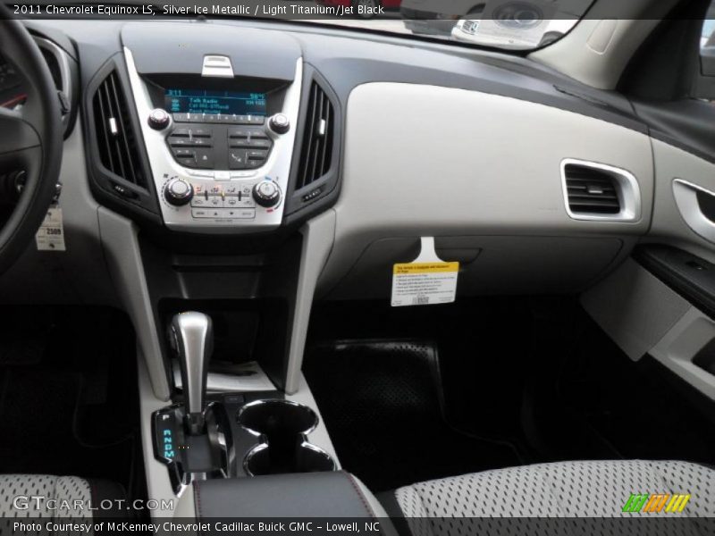 Silver Ice Metallic / Light Titanium/Jet Black 2011 Chevrolet Equinox LS