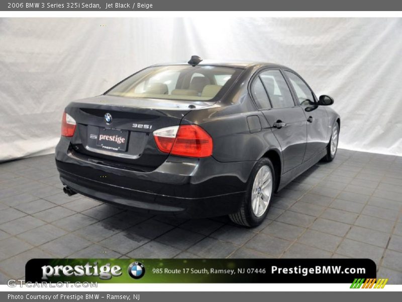Jet Black / Beige 2006 BMW 3 Series 325i Sedan