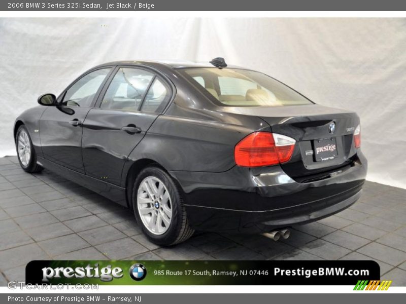 Jet Black / Beige 2006 BMW 3 Series 325i Sedan