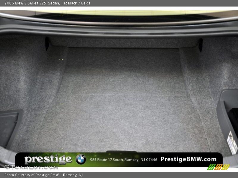 Jet Black / Beige 2006 BMW 3 Series 325i Sedan