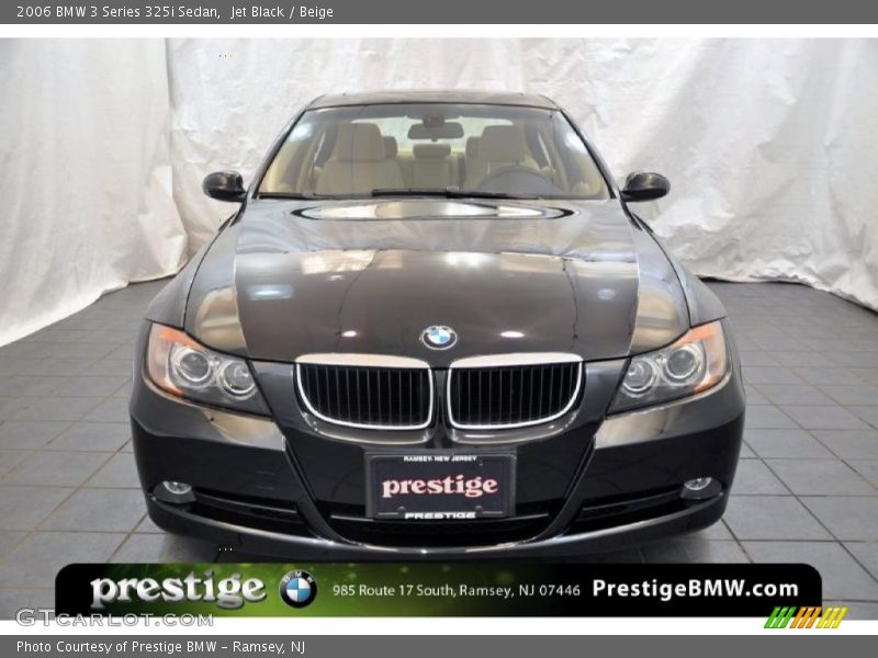 Jet Black / Beige 2006 BMW 3 Series 325i Sedan