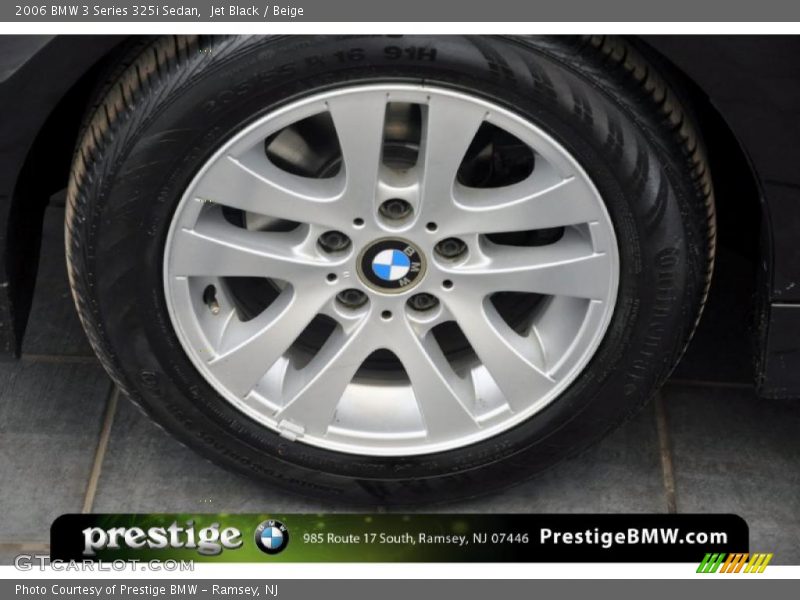 Jet Black / Beige 2006 BMW 3 Series 325i Sedan