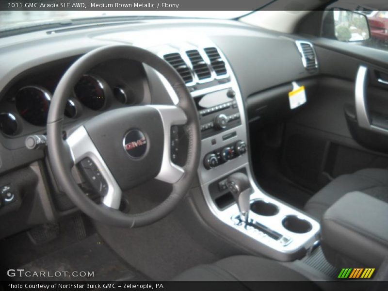 Medium Brown Metallic / Ebony 2011 GMC Acadia SLE AWD