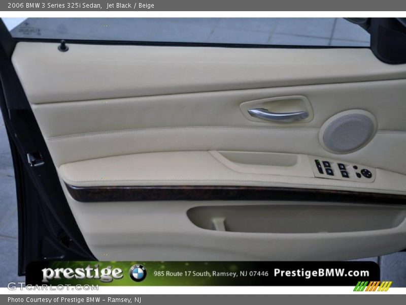 Jet Black / Beige 2006 BMW 3 Series 325i Sedan