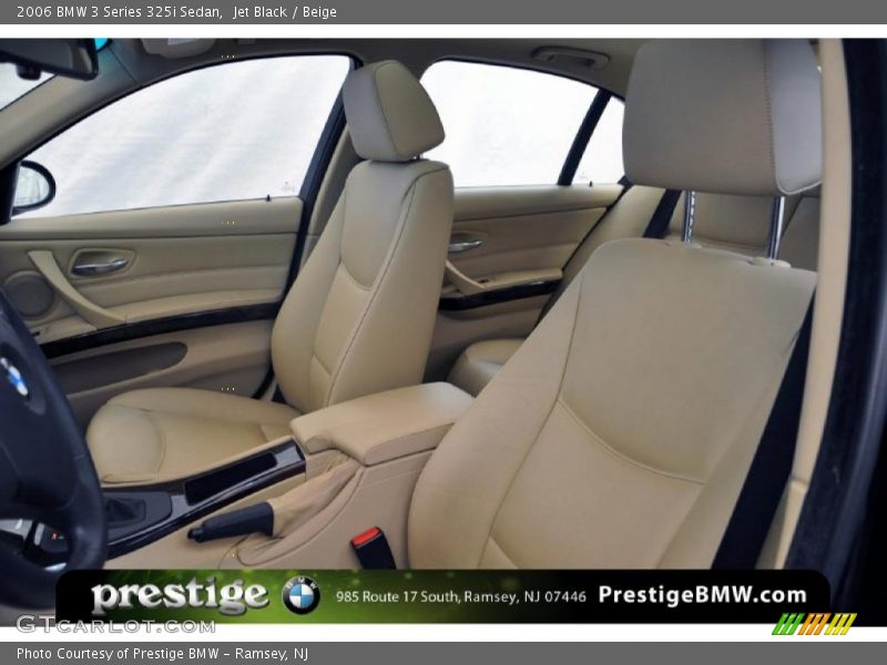 Jet Black / Beige 2006 BMW 3 Series 325i Sedan