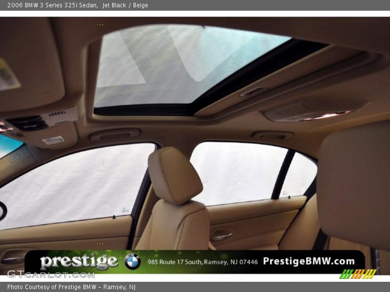 Jet Black / Beige 2006 BMW 3 Series 325i Sedan