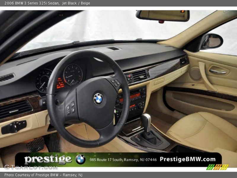 Jet Black / Beige 2006 BMW 3 Series 325i Sedan