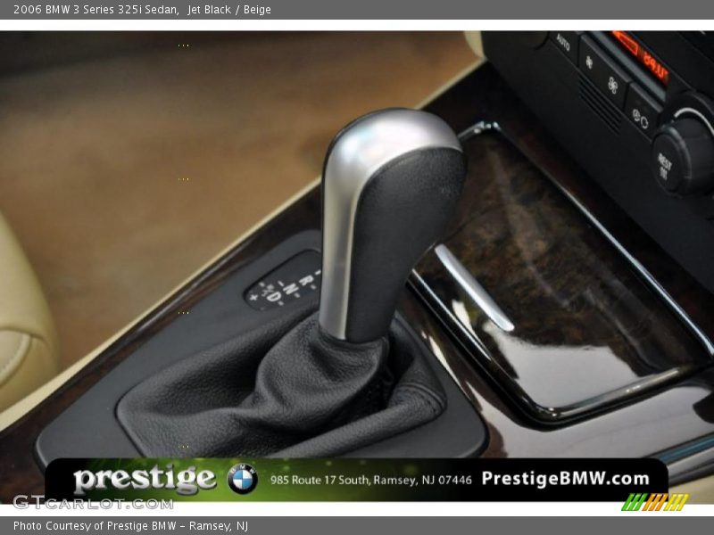 Jet Black / Beige 2006 BMW 3 Series 325i Sedan