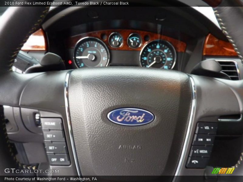 Tuxedo Black / Charcoal Black 2010 Ford Flex Limited EcoBoost AWD