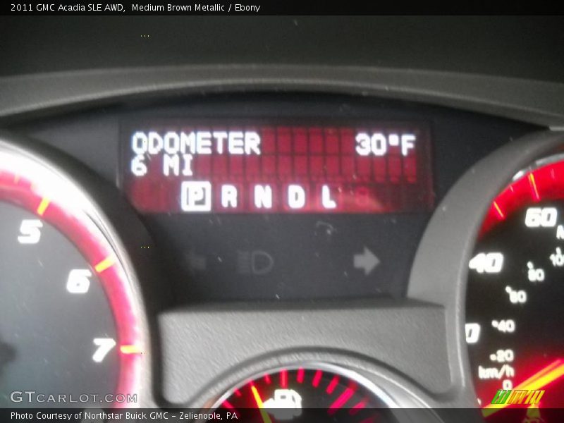 Medium Brown Metallic / Ebony 2011 GMC Acadia SLE AWD