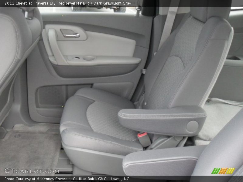 Red Jewel Metallic / Dark Gray/Light Gray 2011 Chevrolet Traverse LT