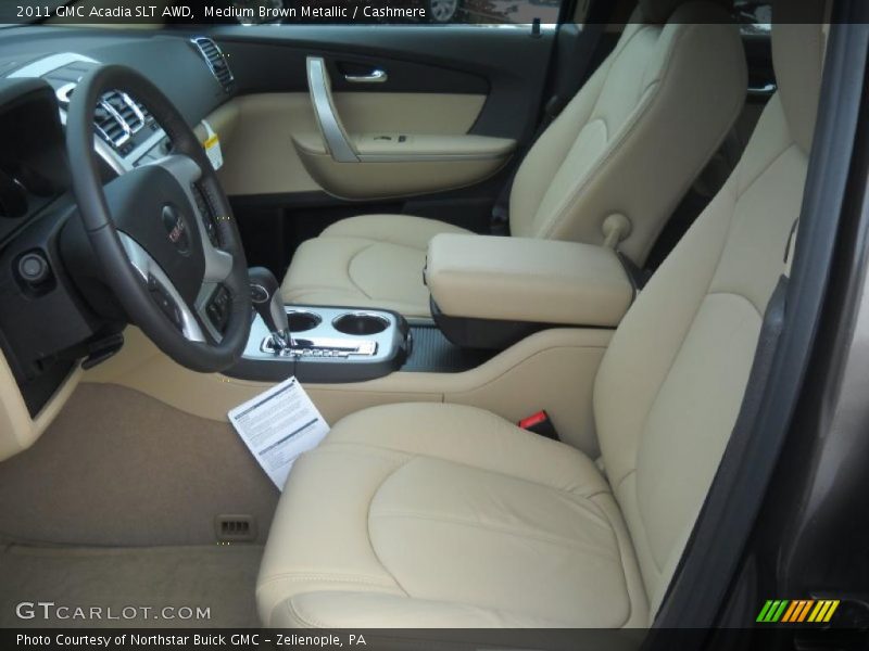 Medium Brown Metallic / Cashmere 2011 GMC Acadia SLT AWD