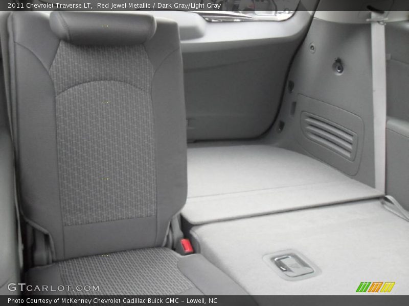 Red Jewel Metallic / Dark Gray/Light Gray 2011 Chevrolet Traverse LT