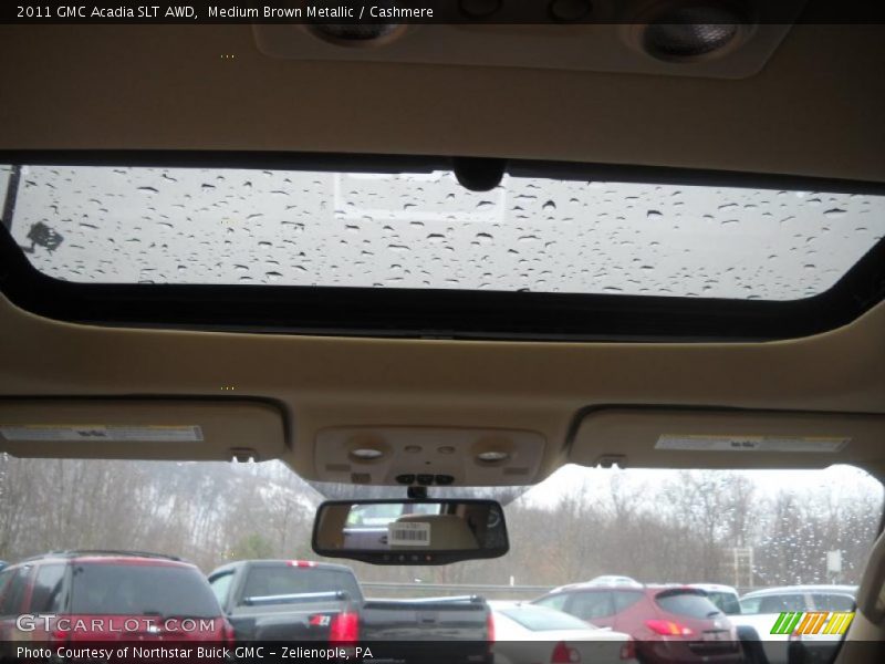 Medium Brown Metallic / Cashmere 2011 GMC Acadia SLT AWD