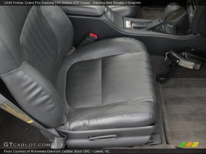  1998 Grand Prix Daytona 500 Edition GTP Coupe Graphite Interior