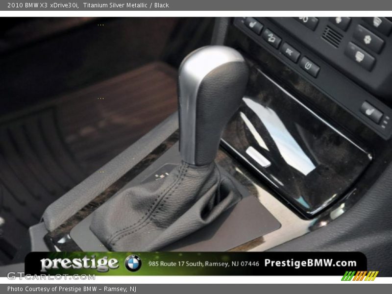 Titanium Silver Metallic / Black 2010 BMW X3 xDrive30i