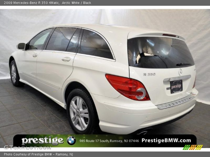 Arctic White / Black 2009 Mercedes-Benz R 350 4Matic