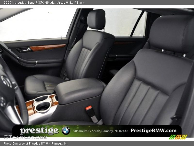 Arctic White / Black 2009 Mercedes-Benz R 350 4Matic