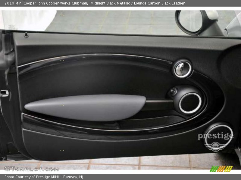Midnight Black Metallic / Lounge Carbon Black Leather 2010 Mini Cooper John Cooper Works Clubman