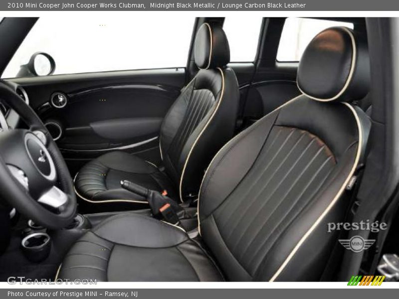  2010 Cooper John Cooper Works Clubman Lounge Carbon Black Leather Interior