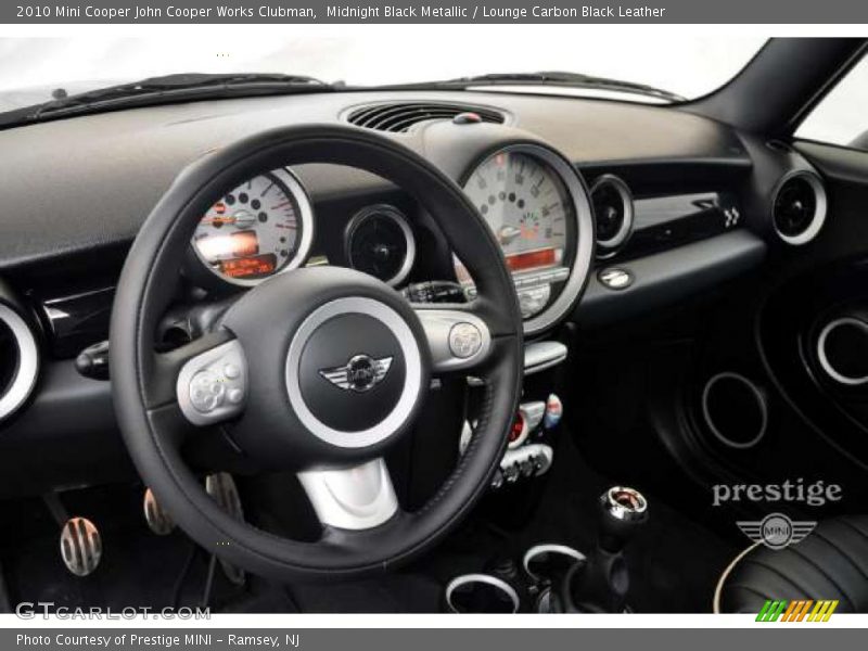 Midnight Black Metallic / Lounge Carbon Black Leather 2010 Mini Cooper John Cooper Works Clubman