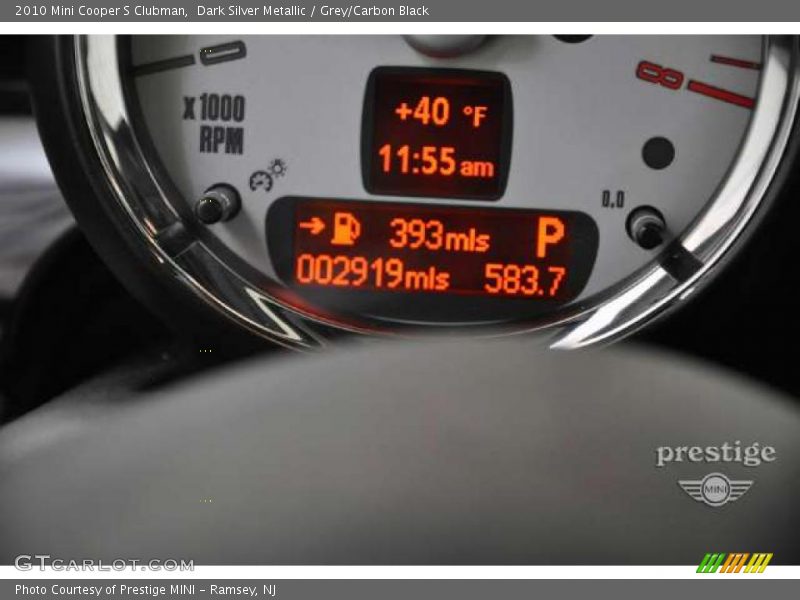Dark Silver Metallic / Grey/Carbon Black 2010 Mini Cooper S Clubman