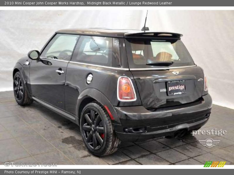Midnight Black Metallic / Lounge Redwood Leather 2010 Mini Cooper John Cooper Works Hardtop