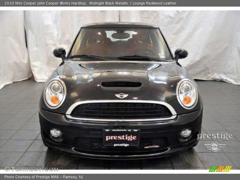 Midnight Black Metallic / Lounge Redwood Leather 2010 Mini Cooper John Cooper Works Hardtop