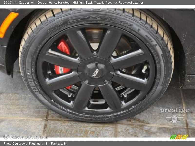 Midnight Black Metallic / Lounge Redwood Leather 2010 Mini Cooper John Cooper Works Hardtop