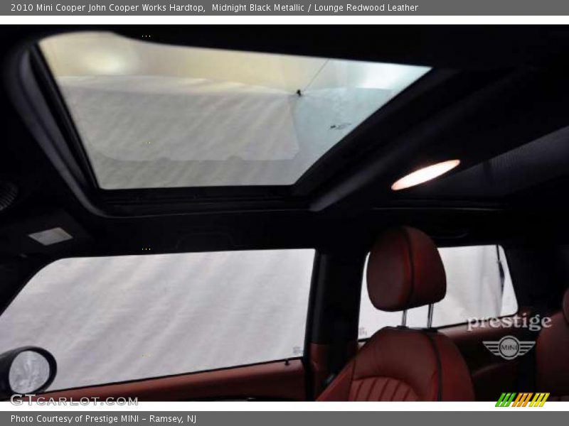 Midnight Black Metallic / Lounge Redwood Leather 2010 Mini Cooper John Cooper Works Hardtop