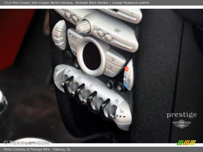 Midnight Black Metallic / Lounge Redwood Leather 2010 Mini Cooper John Cooper Works Hardtop