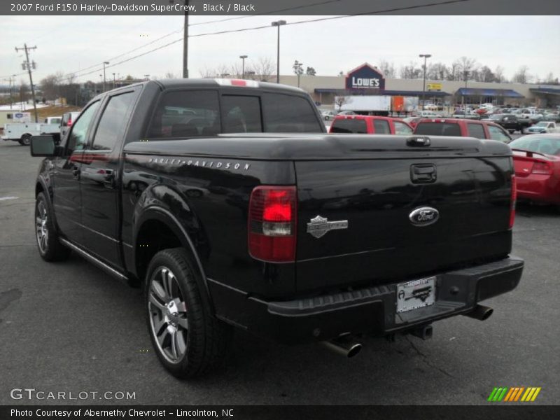 Black / Black 2007 Ford F150 Harley-Davidson SuperCrew